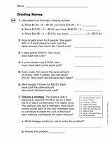 Dividing Money (Gr. 5)