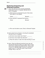 Exploring Comparing and Ordering Fractions (Gr. 5)