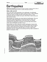 Science, Technology and Society: Earthquakes