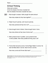 More Fact Strategies: Critical Thinking (Gr. 1)