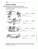 Timing and Scheduling: Decision Making (Gr. 1)
