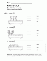 Numbers 4, 5, 6 (Gr. 1)