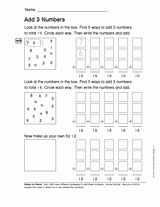 Add 3 Numbers (Gr. 1)