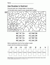 Use Doubles to Subtract (Gr. 1)