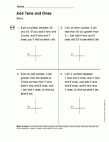 Add 10's and 1's (Gr. 1)