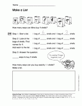 Make a List (Gr. 1)