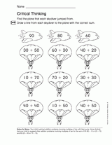 Two-Digit Addition: Critical Thinking (Gr. 2)