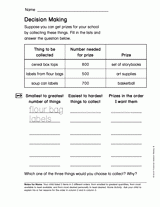 Numbers to 1,000: Decision Making (Gr. 2)