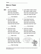 More or Fewer (Gr. 2)