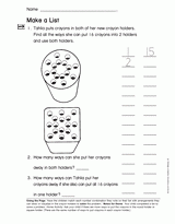 Make a List 1 (Gr. 2)