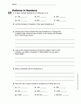 Patterns in Numbers: Divisibility and Repeating Decimals (Gr. 6)