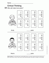 Explore Addition and Subtraction: Critical Thinking