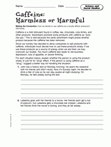 Science and Social Studies: Caffeine - Harmless or Harmful?