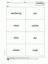 The Earth: Vocabulary 1