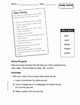 Plants: Family Activity 2