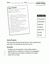 Weather and Seasons: Family Activity