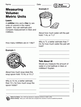 Math in Science: Measuring Volume - Metric Units