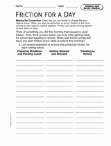 Science and Social Studies: Friction for a Day