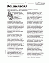 Science, Technology and Society: Pollinators