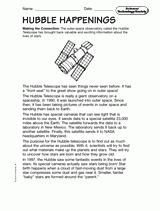 Science, Technology and Society: Hubble Happenings