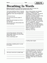 Science and Language Arts: Breathing in Words
