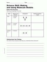 Science Skill: Making and Using Molecule Models