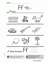 Consonant F - Phonics Skill 1 (Gr. K)