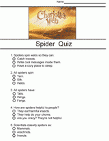 Charlotte's Web Spider Quiz