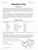Valentine's Day Activities