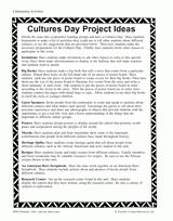 Cultures Day Project Ideas