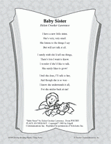 Baby Sister Poetry Pack
