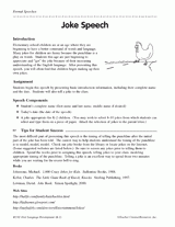 Joke Speech
