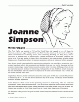 Joanne Simpson, Meteorologist