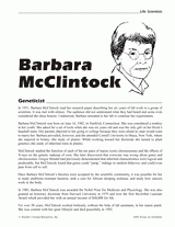 Barbara McClintock, Geneticist