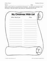 My Christmas Wish List
