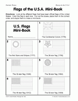 Flags of the U.S.A. Mini-Book