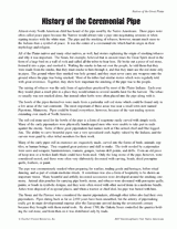 History of the Ceremonial Pipe