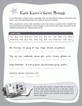 Katie Kazoo Secret Coded Message