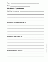 My Math Experiences 1