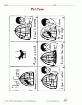 Pet Care Mini-Book about Birds
