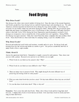 Drying Food