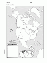 Map of North America