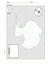 Map of Antarctica