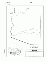 Map of Arizona