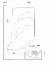 Map of Indiana