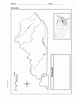 Map of Kentucky