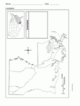 Map of Louisiana