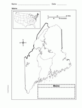 Map of Maine