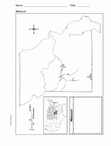 Map of Missouri
