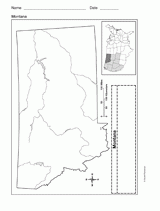 Map of Montana
